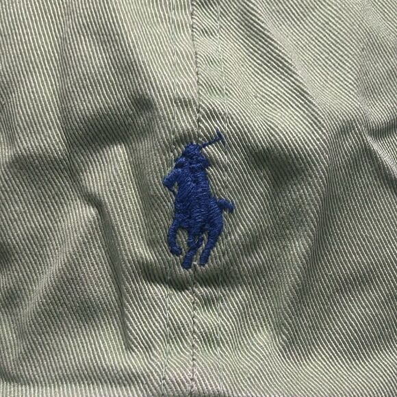 Polo Ralph Lauren Hat Cap Unisex Adjustable Green Stains Cotton - Picture 3 of 10